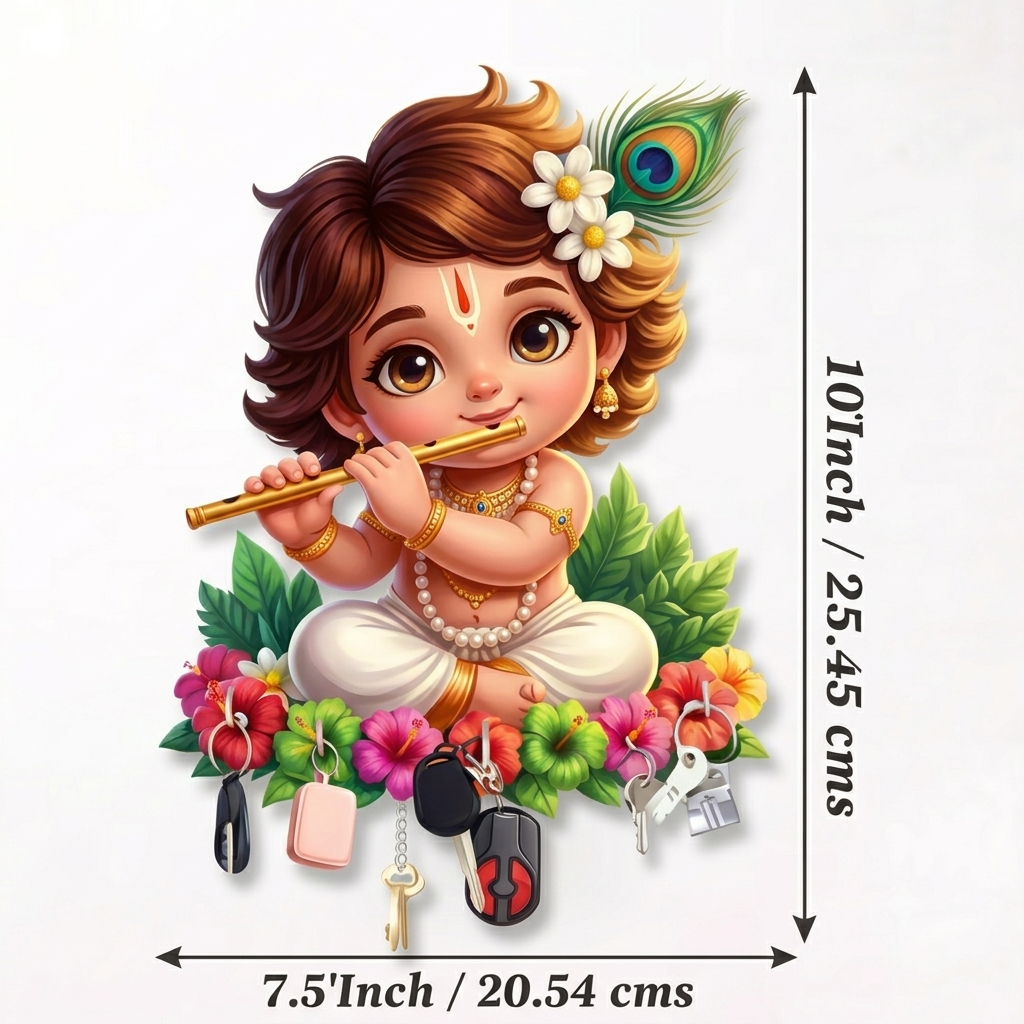 Pack of 2 - Little Krishna (Key Holder)