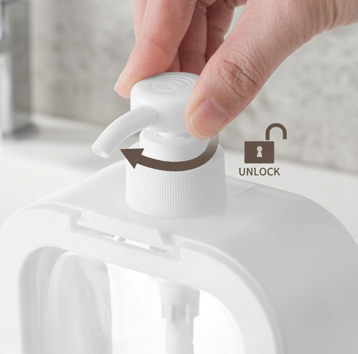 2PCS - Plastic Soap Dispenser Bottles