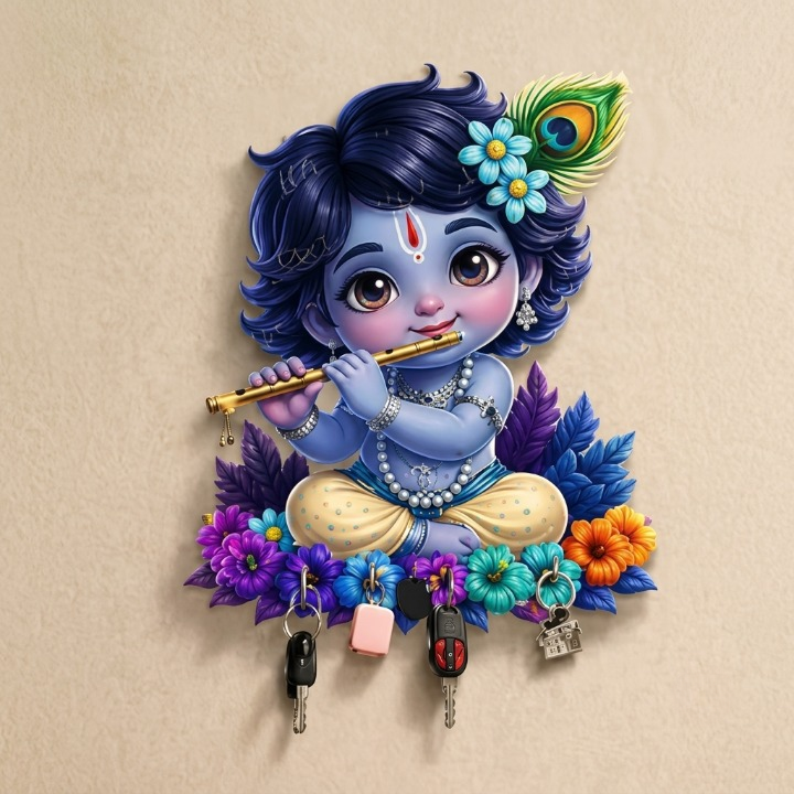 Pack of 2 - Little Krishna (Key Holder)